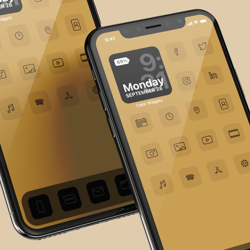 Calm Gold App Icons